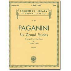 【學興書局】Paganini-Liszt Six Grand Etudes 帕格尼尼大練習曲 鋼琴, 1個