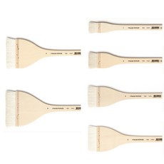 화홍 100 배경 평붓 (백붓) 천연모 1-9호 수채화 아크릴화 유화 일러스트 회화 바탕붓, 9호(4966), 1개