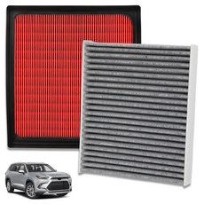 엔진 캐빈 에어 필터 키트 토요타 툰드라 2022-2025 / 세쿼이아 2023-2025 3.4L V6 교체 17801-F4010 871390-C010과 호환, for Camry 2018-2024