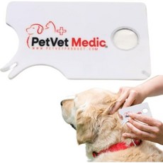 반려동물 진드기 제거기 카드 지갑 크기 3개 제거 도구 및 인간 개 방제 크고 작은 진드기를 안전하고 통증이 없으며 신뢰할 수 있으며 완벽하게 반려견 액세서리