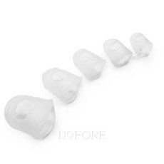 숍블리 화이트 실리콘 골무 손가락보호골무, S, 1개