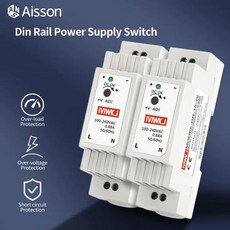 산업용 DIN 레일 스위칭 전원 공급 장치 LED 스트립 CCTV용 DR-15 15W 입력 100-240V AC 출력 DC 5V, [01] 100-240VAC, [02] 12V용, [01] 15와트