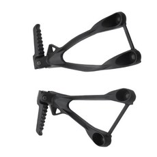 레버 발판 후방 발 페그 브래킷 오토바이, 1. Black