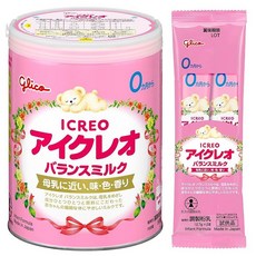 Amazon.co.jp 한정 아이크레오 밸런스 우유 800g + 12.7g × 2개 분유 신생아 영아 아기 아기 0개월 1살 무렵