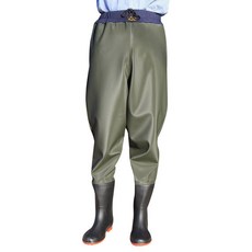 漁佂 連體雨鞋水褲, 1個, 齊腰 漁佂 75絲綠,37碼