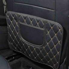 차량용 킥매트 보호 가죽 뒷자석 가드, 1개