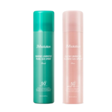 제이엠솔루션 청광 마린 진주 + 윤광 플라워 선 스프레이 로즈 180ml 2개