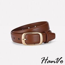 HanVo 方框金屬扣皮帶