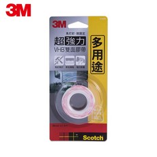 3M Scotch Mv1805 超強力VHB 雙面膠帶-多用途-18MMx1.5M, 1個, 1卡