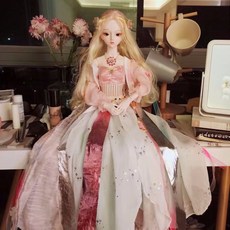 台灣熱賣 德必勝娃娃DF夢童話60cm關節換裝洋娃娃bjd仿真玩具娃娃公主, 1個, 若伊（無手中道具）,60CM-成品娃【大禮盒裝】