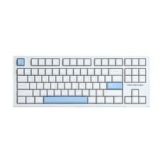 (SPM) 유선 기계식 미니키보드 SPM PL87B PBT 하이무 미드나잇 화이트, 미드나잇축