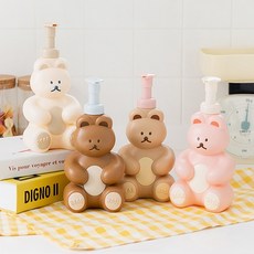 로마네 DONATDONAT 베어 디스펜서, B타입.베어버블 대형_초코, 1개