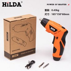 HILDA希爾達 HL48-PO 4.8V 電動起子經濟套裝組 (橘色), 1個