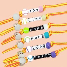 [3+1] 오렌지 길이조절가능 미키 캐릭터 네임 이름 이니셜마스크스트랩 아기 유아 아동 어린이 똑딱이 마스크목걸이 줄 제작