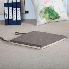 직사각형 의자시트 학생 방석 사계절 미끄럼 면마 의자