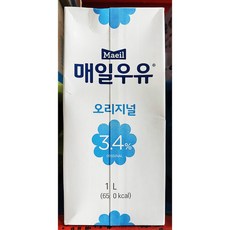 흰우유 매일 1L 멸균 오리지널