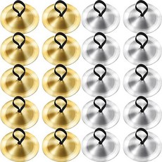 핑거 심벌즈 밸리 댄싱 질 악기 댄서 파티용 20개(골드 실버)