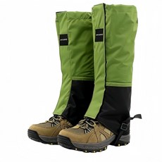 SAMSTRONG 戶外登山鞋套 防水防風防沙防雨, 軍綠色-登山鞋套
