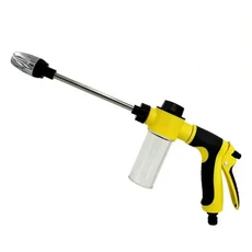 휴대용 전원 세탁기 자동차 세척용 2배 강한 고압 물총 식물 급수 내구성 플라스틱 인체공학적 배터리 없음, 02 Yellow