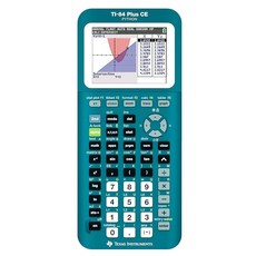 Texas Instruments TI 84 Plus CE 컬러 그래프 계산기 로즈골드(메탈릭), Trinomial Teal