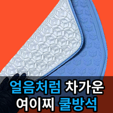 [신소재 엄청 시원한] 여이찌 세균없는 쿨방석 여름방석 통풍 특대형