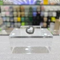 크록스 지비츠 10013760 Silver Pearl and Heart Gem_DJ