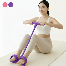 온더니즈 고강도 고탄성 8선 전신 로잉밴드, 1개, 라벤더