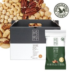 산과들에 하루견과 순수정담 20g 30입 선물세트, [사전예약][9+1]순수정담30세트, 1