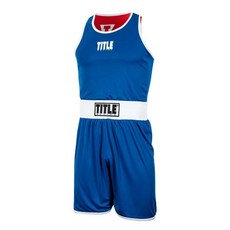 TITLE 雙面穿拳擊服 比賽服 拳擊衣