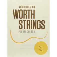 Worth Strings CT 클리어 프롤로 카본 현 세트(테너우쿨렐레용)
