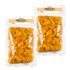 무첨가 100% 당도높은 냉동 망고, 2개, 1kg(망고다이스)