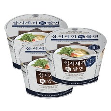 삼시세끼 멸치맛 순쌀면 (컵면), 12개, 92g