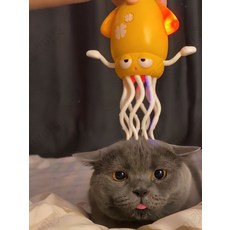 오징어장난감 춤추는오징어 전동 춤추는 로봇장난감 자동 장애물회피 움직이는 애완 동물 완구, 1개, 춤추는 해파리 핑크-리튬