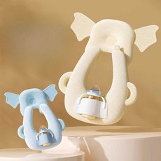 수유패드 아기 신생아 우유고정 베개 다기능, 1개, 연한 노란색