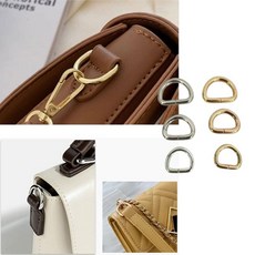 50개입 가방고리 디링 가로13mm높이9mm D링 연결고리-14900EA, 가로13mm높이9mm_골드50p