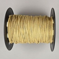 비즈톡 [Y1-04-91]메탈릭사 폴리매듭실 1.6mm 금사실 금실 금사(Gold String) 1롤(100yd)