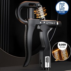 런룩스 강도조절 카운터 무소음 논슬립 악력기, BLACK, 1개