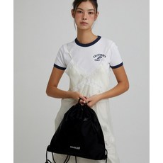 [마크니] DRAWSTRING GLOSSY 백팩 BLACK