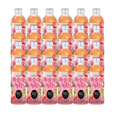웰그린 스위츠 복숭아녹차 제로 페트음료, 500ml, 24개