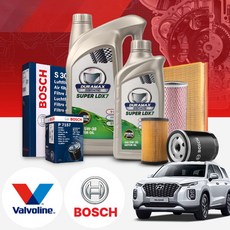 팰리세이드 3.8(~24) 가솔린 발보린 LDX7 5W30 엔진오일 필터 패키지