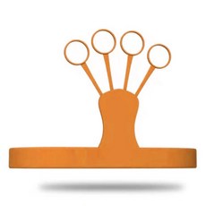 농구 사격 보조 실리콘 훈련 장비 농구 피칭 훈련 교정기 사격 자세 핸드 거치대, 2. Orange, 1개