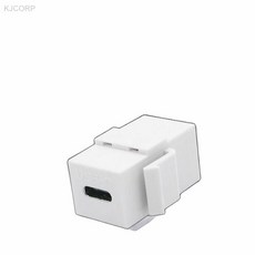 USB 3 1 C 키스톤잭 월플레이트용 젠더 DIY, 1개, 상세페이지 기재