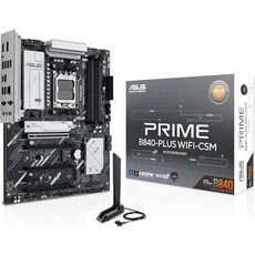 ASUS AMD AM5 AMD B840 ATX Ryzen 9000 &8000 & 7000 Series B840-PLUS WIFI-CSM 메인보드 대응PRIME, 상세페이지 참조