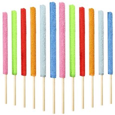 청소용품 디테일 더스터 스틱 미니 먼지떨이 극세사 틈새 청소 브러시 도구 12개 작은 먼지떨이 브러시 홈 코너 자동차 윈도우 갭 딥 컵 청소용 스틱 (6가지 색상), 청소용품 디테일 더스터 스틱, 미니 먼지떨이, 극세사