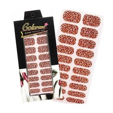 XBK8M645_48 네일스티커 패디큐어 레오파드 셀프네일스티커, XBK8M645_48 네일스티커 패디큐어 레오파드 셀프