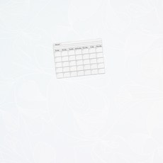 월간달력 자석 주방 메모보드 냉장고 부착, 1개