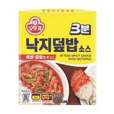 오뚜기3분 매운낙지 덮밥 소스, 150g, 5개