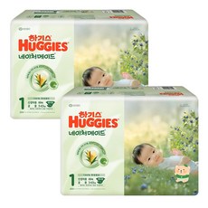 하기스 NEW 네이처메이드 밴드형 기저귀 아동공용, 1단계, 132매