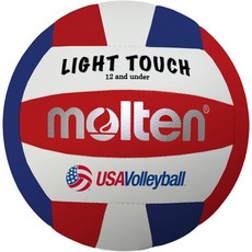 멜튼 라이트 터치 배구, Red/White/Blue, 12 under, 5 Lightweight Volleyball Red/W, 1개