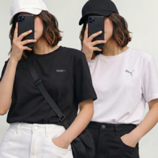 푸마 PUMA 2세트 남여공용 기능성 러닝 헬스 반팔 티셔츠